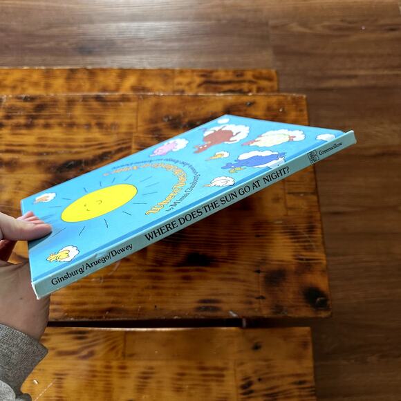 Vintage 1981 Where Does The Sun Go At Night? Hardcover Book - Picture 10 of 10